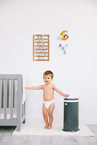 image for Ubbi Steel Diaper Pail, Odor Locking, No Special Bag Required, Award-W