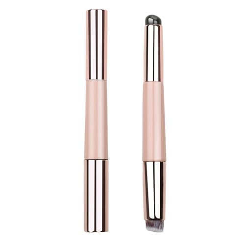 Pennello per labbra 2 in 1 in silicone, pennello per correttore, doppia estremità, pennello per lucidalabbra, pennello per cipria, applicatore per rossetto