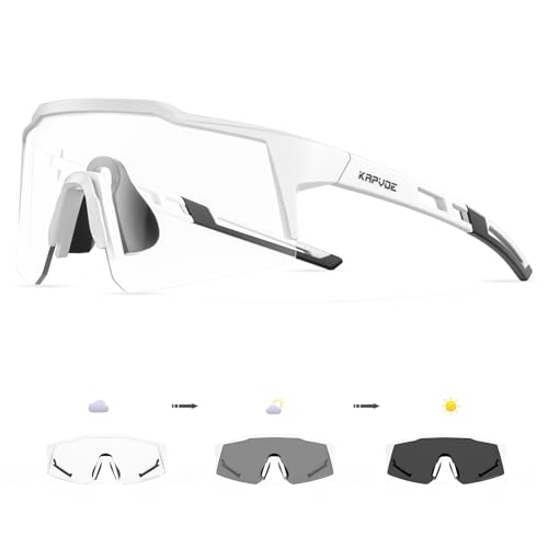 KAPVOE Gafas de Sol Fotocromáticas Para Niños Gafas de Ciclismo Para Jóvenes Ligeras Montura TR90 UV400 Protección Gafas de Sol de Béisbol Para Niños Niñas Ciclismo Deportes 04