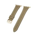 compatible with Apple Watch アップルウォッチ用 バンド ベルト エプソンレザーベルト クロカラント KUROCURRANT 44mm 45mm 46mm 49mm用 Series11/10/9/8/7/6/5/4/3/2/1/SE/SE2/Ultra/Ultra2/Ultra3に対応 グレージュ/ローズゴールドパーツ