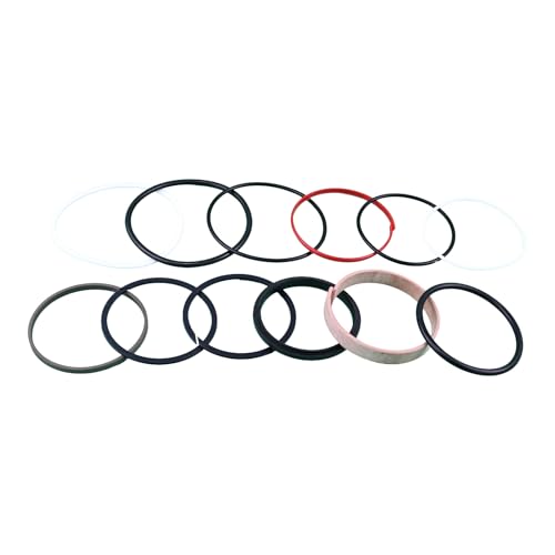 Image of HOLDWELL Hydraulic Cylinder Bore Seal Kit AHC19979 Compatible with John Deere 260E 310 P 310E 310G 410D 410E 410J 410K 410L 437E 510D 603R 612R 8245R 8270R 8295R 8320R 8335R