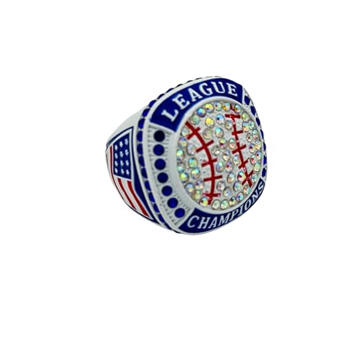Discount Sports Rings Softball League Championship Ring, Premium Baseball Ring/Assorted Colors/Team Awards/Tournament Rings