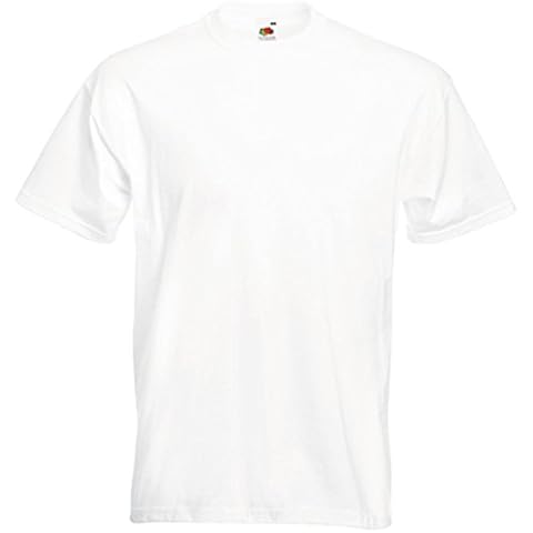 T-Shirt Fruit of the Loom Blanc Cover