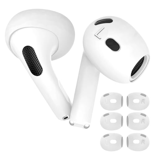3 Pairs Anti-Slip Ear Tips for AirPods 4, Soft Silicone Earbud Covers for Secure Grip Comfort Scratch-Resistant Sport Ear Tips Accessories Compatible with Apple AirPods 4th Gen 3 Pairs Anti-Slip Ear Tips for AirPods 4, Soft Silicone Earbud Covers for Secure Grip Comfort Scratch-Resistant Sport Ear Tips Accessories Compatible with Apple AirPods 4th Gen