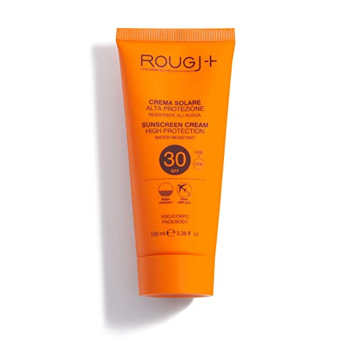 Rougj Solare - Crema Solare SPF30 Protezione Alta Viso e Corpo, 100ml