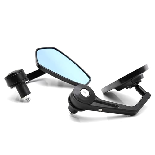 Espejo retrovisor lateral para extremo de barra de 22mm con ajuste angular para moto 3