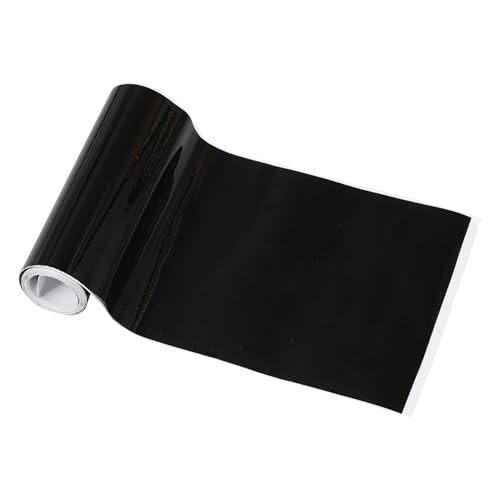 Motoforti Universal Car Wrap Film Vinyl Wrap Cover 3.28 ft x 3.94 Inch Protective PVC Bright Black 1 Pc