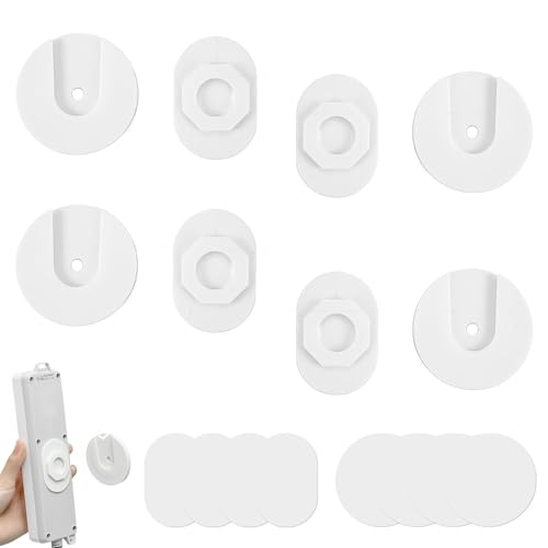 4 Piezas Auto Adhesivo Fijador Power Strip Fijador de Soporte de Regleta Soporte para Regleta para Fijación de Enchufes