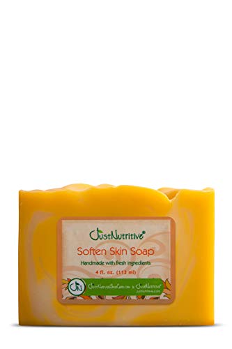 Just Nutritive Psoriasis Soften Skin Soap | Calms Psoriasis, Eczema, & Dry Itchy Skin | Natural Psoriasis Treatment for Men and Woman | Soap to Combat Flare Ups 4 Oz