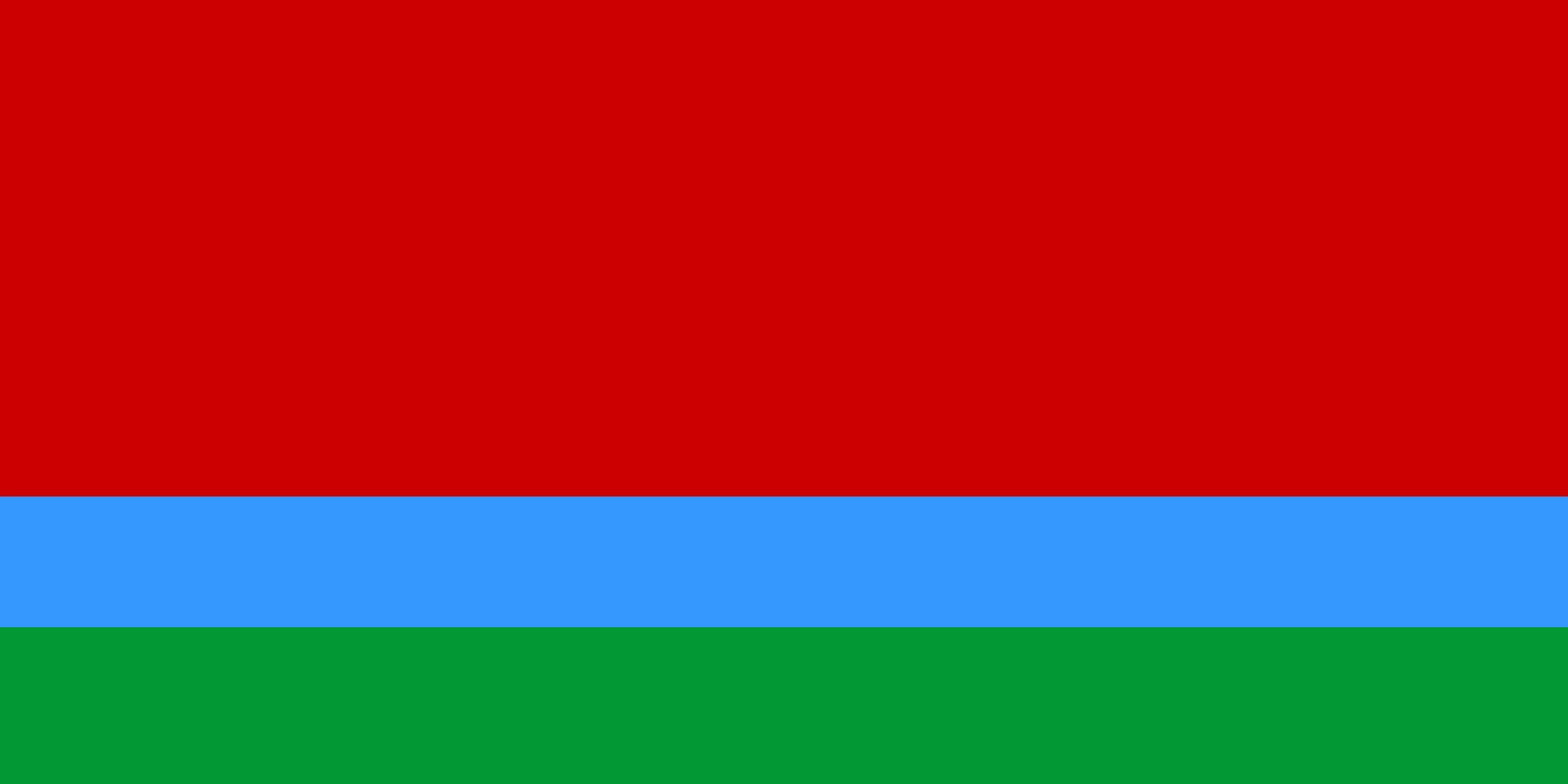 Drapeau Karelo-Finnish Soviet Socialist Republic 1953 pavillon URSS grand format