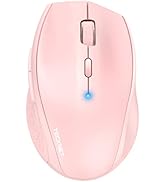 TECKNET Bluetooth Mouse, 4800 DPI Wireless Mouse, 2-Year Battery Computer Mouse 6 Adjustable DPI,...