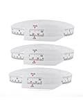 RDTGHY 3 Pack 24inch 60cm Baby Head Measuring Tape Stretchable Soft Head Circumference Measure Ruler for Infant Child Health Care