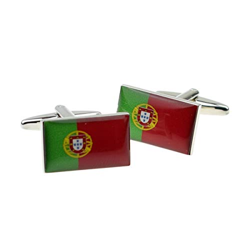Mancuernillas Hombre Bandera Portugal Talla Única miniatura 1