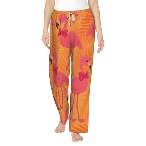 Pantalon de pyjama polaire femme flamant rose, le cadeau douillet et réconfortant