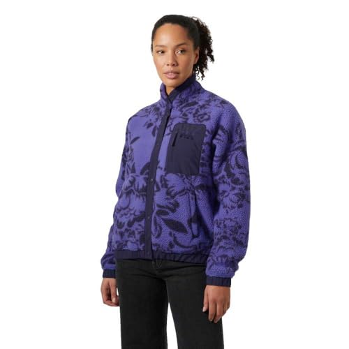 Veste pile femme Helly-Hansen Imperial imprimée bleu chaud mi-saison XS