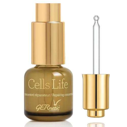 Gernetic CELLS LIFE Repairing Concentrate, Facial Serum for Fine Lines and Dark Spots, Hydrating Face Serum with Oligopeptides and Glycoproteins, 14.8ml/ 0.5 oz