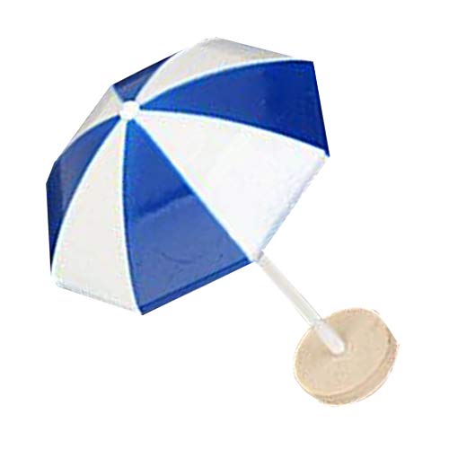 Deshunchang Miniature Parasol de Plage PVC Décoration Micro Paysage Dollhouse Bonsai Ornements de Cuisson Décor