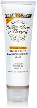 Creme of Nature Curl Elongater Butter Blend, Argan Oil, Flaxseed, 8.45 oz