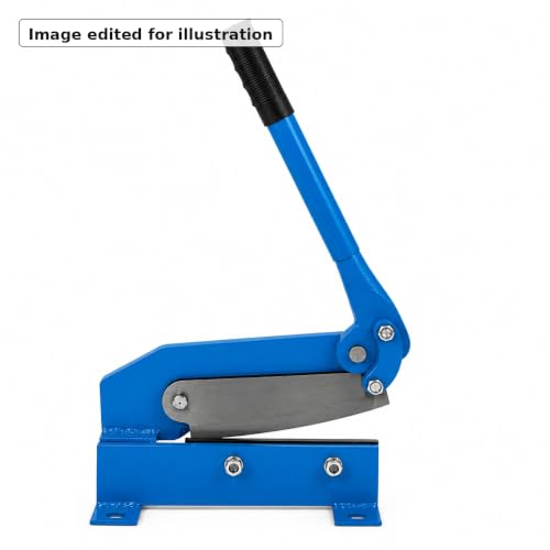 KATSU Cisaille à Levier pour Tôle Manuelle 200mm, Cisailles de Coupe de Tôle d'Acier Plat en Métal à Usage Intensif, Coupe Précise, Outil de Réparation de Formage de Carrosserie de Voiture – vue 7