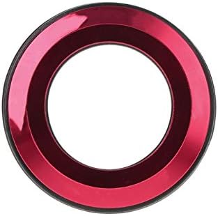 Headset Aluminum Alloy Flat Spacer 28.6mm Bike Parts Cover for Bikes(Red)