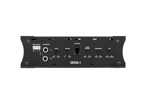 Audiozerone ZE500.1 1000W Monoblock Class D Mosfet Subwoofer Audio thumb #3