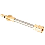 Xiciki Pressure Washer Adapter, 1/4" Quick Connect, Durable Brass Construction for Snow Foam Lance and Spray Wand, Compatible with Bosch, Titan, Black & Decker Washers