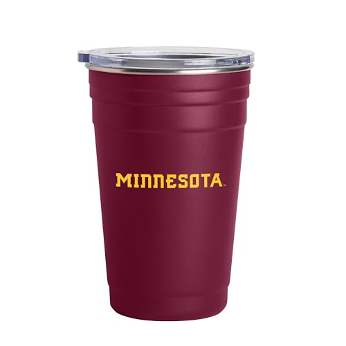 Image of Logo Brands NCAA 22 oz Stainless Steel Tailgate Cup -Double Wall Vacuum-Sealed Durable For Hot & Cold Drinks, Perfect for Gameday & Tailgating