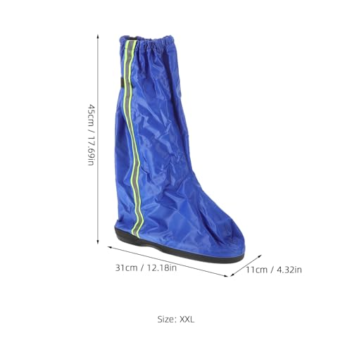Cubiertas impermeables para calzado Happyyami, 1 par, para hombre y mujer, resistentes al desgaste, para días lluviosos y actividades al aire libre miniatura 6