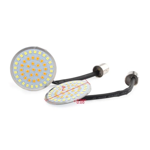 Clignotant pour moto LED premium insert bicolore 1157 pour Dyna Softail