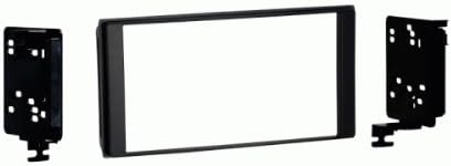 Double Din Install Car Stereo Dash Kit for a Aftermarket Radio Fits 2013-2014 Subaru XV Crosstrek Trim Bezel is Painted Matte Black Non Navigation Replacement