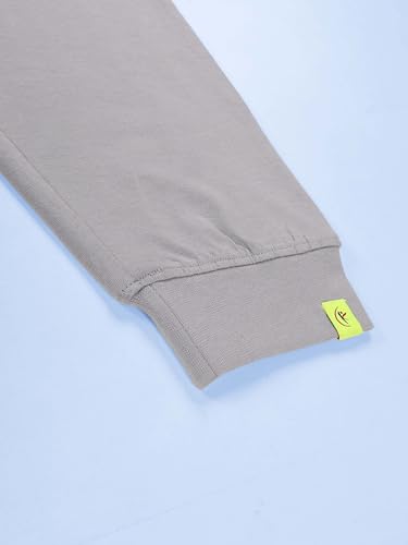 Image of KiddoPanti Boys Cotton Joggers | 100% Cotton Single Jersey | 2 Side Cargo Pockets with Flap | Elasticated Waist Band with Functional Drawcord | Soft & Breathable Track Pants