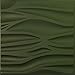 Ekena Millwork 19 5/8"W x 19 5/8"H Serina EnduraWall Decorative 3D Wall Panel, Satin Canyon Green (Covers 2.67 Sq. Ft.