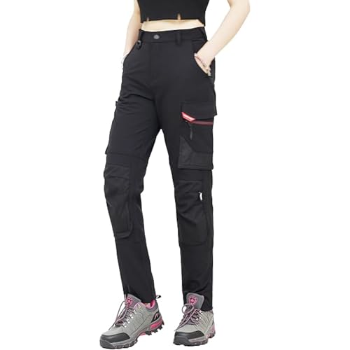 WORK IDEA Damen Slim-Fit Stretch Arbeitshose: Kritische Stoffbereiche aus Cordura strapazierfähige Eleganz für vielfältige Arbeitsanforderungen.
