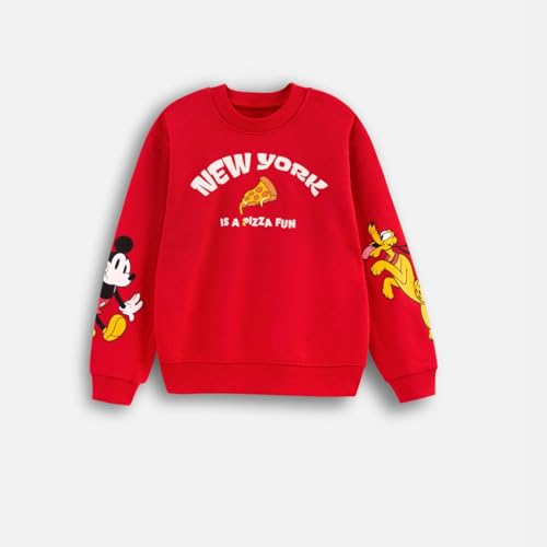 Image of Nap Chief Kids Cotton Official Disney Characters Printed Co ord Set for Boys & Girls, Sweatshirt And Joggers Clothing Set for Casual Wear