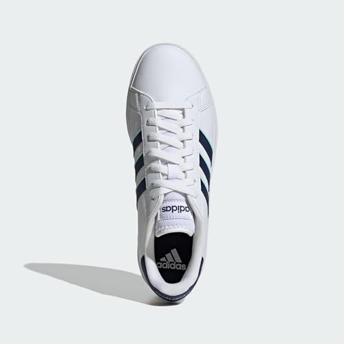 Image of adidas Men Sportswear Sports Shoes | Grand Court Td | White | Size-12 |