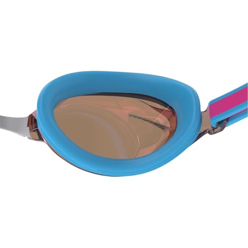 Speedo Unisex-Youth Vanquisher 3.0 Mirrored Goggles | Swim | Enhanced Vision, Jm Blue, One Size - Image 4