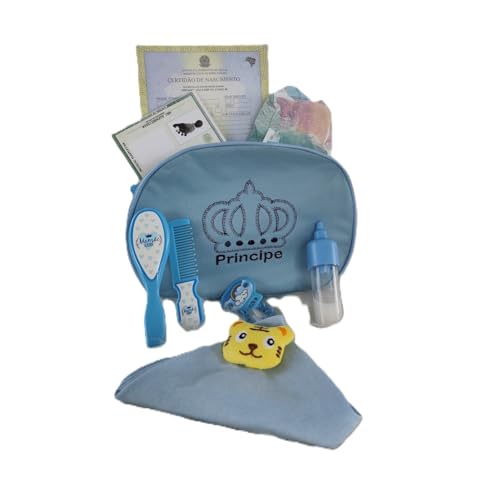 Boneco Bebê Mamãe Reborn Enxoval Completo Bolsa + Pelúcia