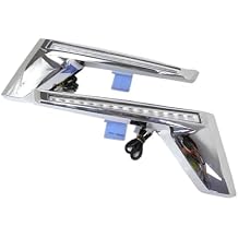 1 Set Front Bumper Car Grille Light Daytime Running Light,Compatible with Toyota Land Cruiser LC200 2016 2017 2018 2019 20201 Set A