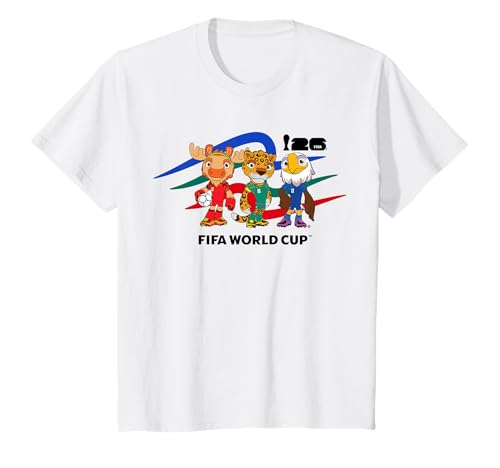 Kids FIFA World CUP26 Host Country Mascots T-Shirt