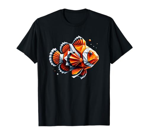 Origami Art Pez Payaso Camiseta