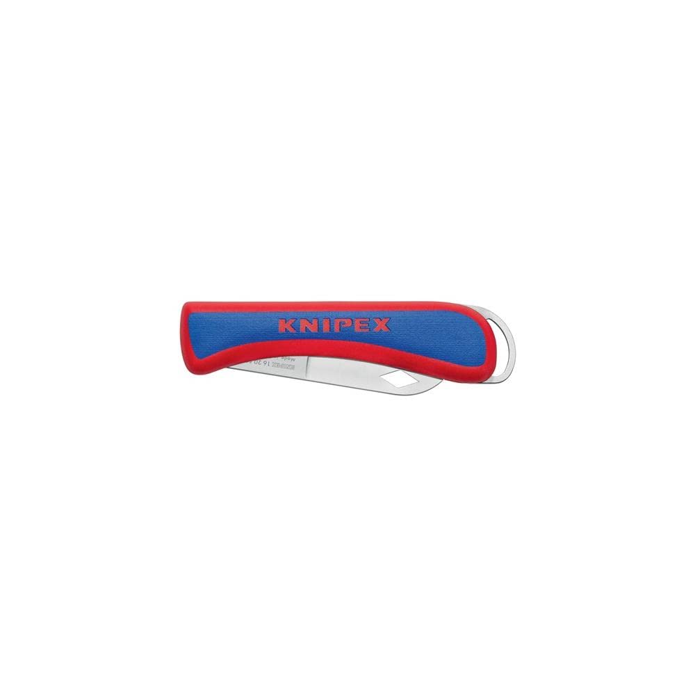 KNIPEX Navaja plegable para electricistas en blister 120 mm, 16 20 50 SB