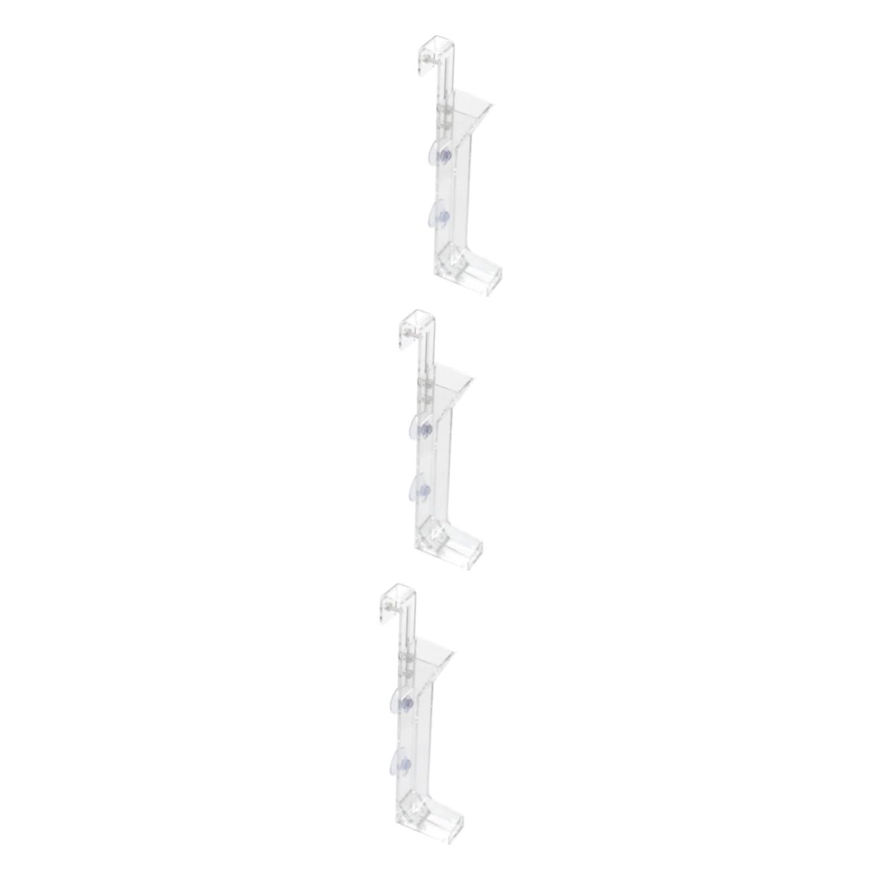 FRCOLOR Lot de 3 Tubes d'alimentation pour Aquarium, gamelles pour crevettes, Feeder, en Acrylique, Distributeur Automatique de Nourriture pour crevettes, Cristal, Alimentaire, Blanc