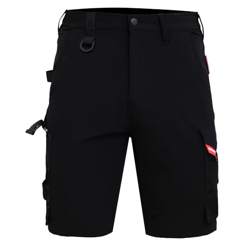 WORK IDEA Damen Slim-Fit Stretch Arbeitsshorts Strapazierfähige Eleganz für höchsten