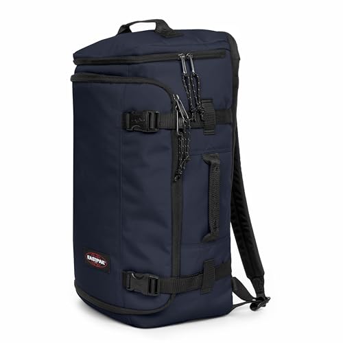 Image of EASTPAK Carry Pack - Convertible Duffel & Backpack, 30L Cabin-Size Travel Bag, Laptop Sleeve, Water Bottle Holder, Multiple Pockets, Ultra Marine