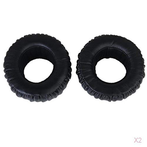 black replacement ear cushion pads earpad for sony mdr-xb500 headphone