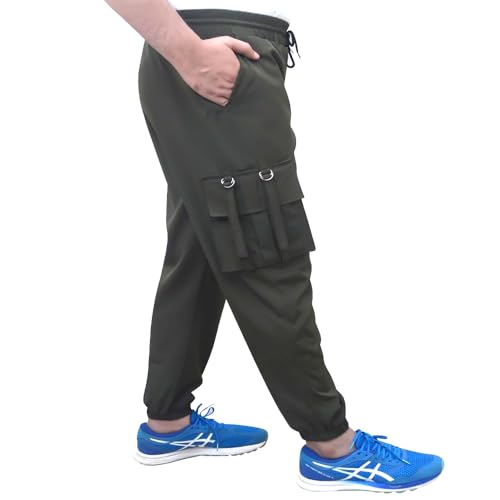 Image of A M Collection 91 D-Buckle Cargo Pants for Men