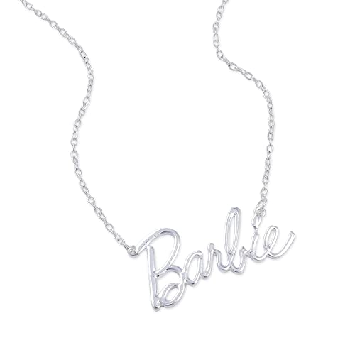 Barbie Script Logo Necklace4