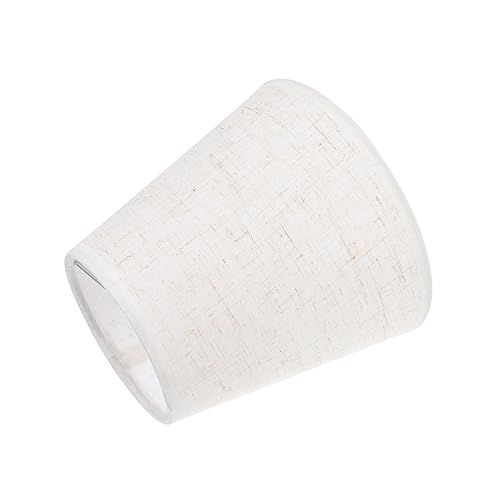Angoily 1pezzi Paralume in Tessuto Con Clip Per Lampadina Copertura Lampada in Lino Resistente Per Lampade Da Terra Parete e Soffitto Accessorio Paralume Per Lampada Salotto e Piantana