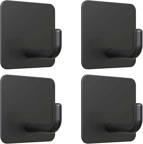 Opiniones de Ganchos para Colgar - los preferidos. 50 4 Ganchos para Toallas de Baño, Ganchos Autoadhesivos de Acero Inoxidable 304 para Abrigos, para Baño y Cocina. Ganchos de Pared para Ropa, Toallas, Llaves, Bolsos y más(Color...