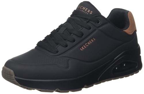 Skechers Uno Suited on Air, Zapatillas Hombre, Black, 45 EU